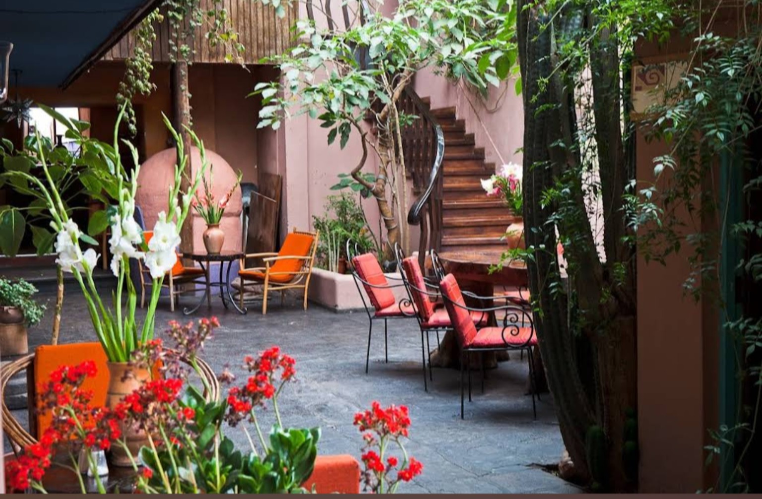 Pisac courtyard garden
